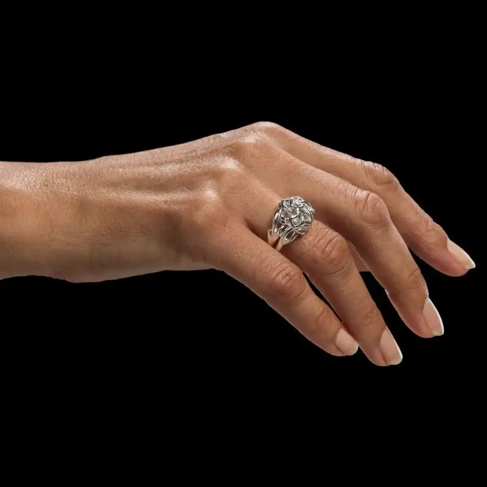 Herr der Ringe Nenya Galadriel's Ring (Sterling Silber) Größe 6.75 - Smalltinytoystore