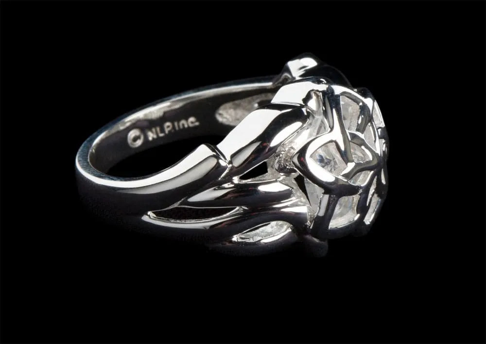 Herr der Ringe Nenya Galadriel's Ring (Sterling Silber) Größe 6.75 - Smalltinytoystore