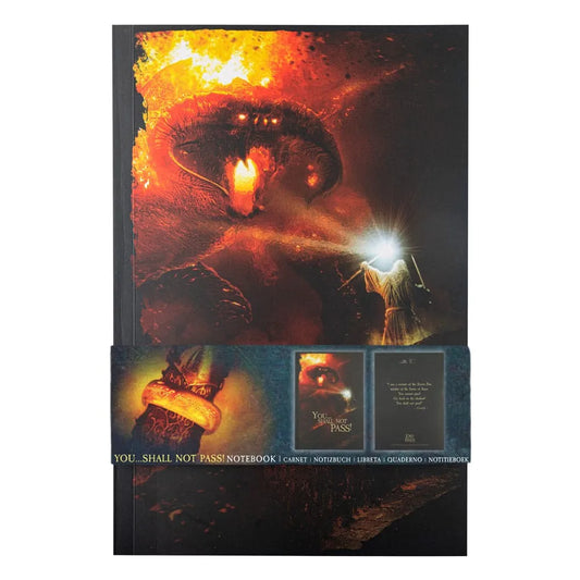 Herr der Ringe Notizbuch You... Shall not pass! - Smalltinytoystore