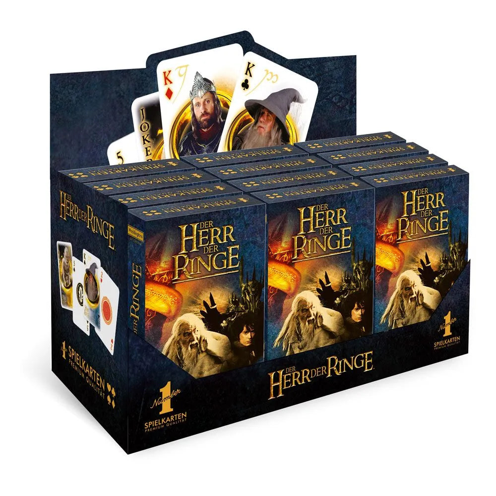 Herr der Ringe Number 1 Spielkarten Display (12) *Deutsche Version* - Smalltinytoystore