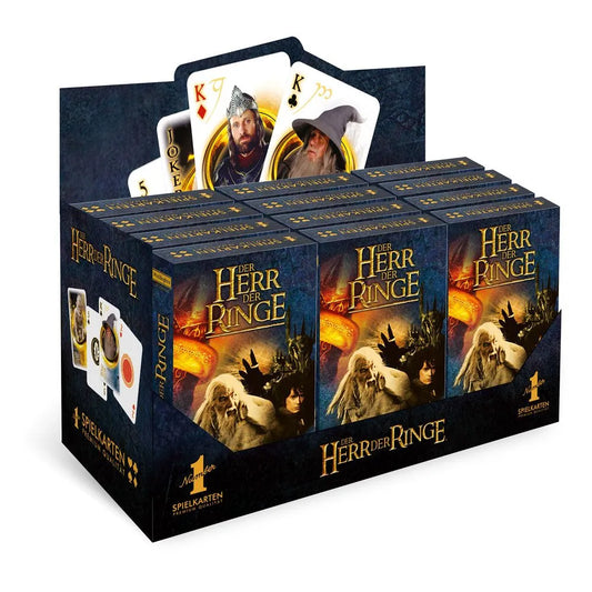 Herr der Ringe Number 1 Spielkarten Display (12) *Deutsche Version* - Smalltinytoystore