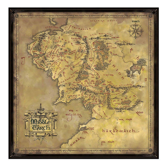 Herr der Ringe Puzzle Middle Earth (1000 Teile) - Smalltinytoystore