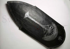 Herr der Ringe Replik 1/1 Gondorisches Schild mit Flagge 113 cm - Smalltinytoystore
