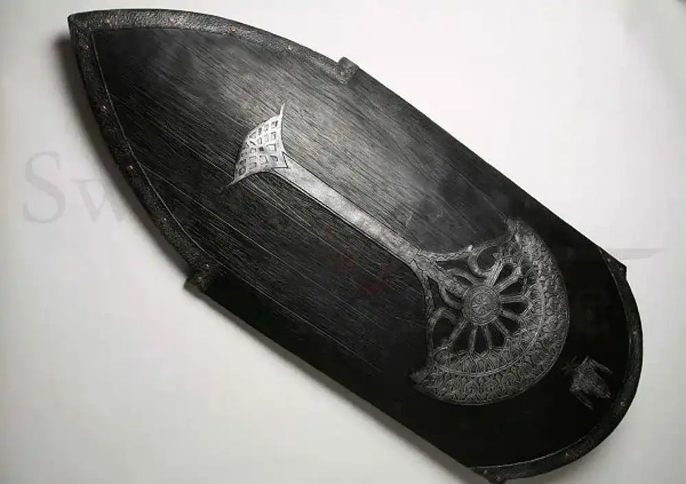 Herr der Ringe Replik 1/1 Gondorisches Schild mit Flagge 113 cm - Smalltinytoystore