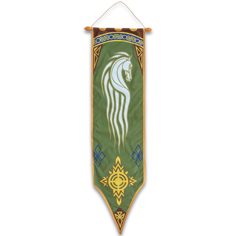 Herr der Ringe Replik 1/1 Rohan Banner 167 cm - Smalltinytoystore