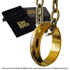 Herr der Ringe Ring Der Eine Ring (vergoldet). - Smalltinytoystore