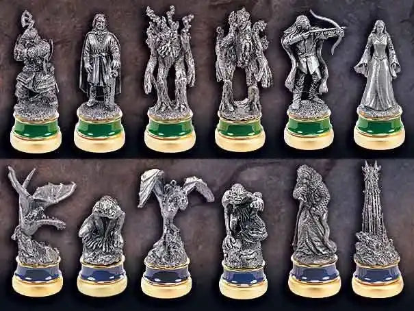 Herr der Ringe Schachfiguren Die Zwei Tuerme Ergaenzungs-Set - Smalltinytoystore