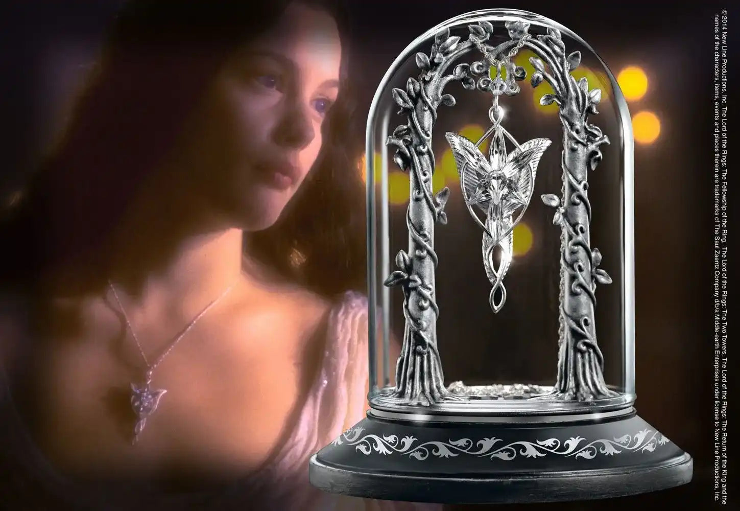 Herr der Ringe Schmuckvitrine fuer Arwens Abendstern - Smalltinytoystore