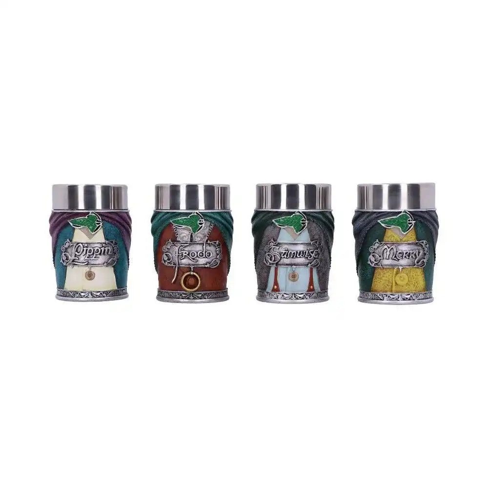 Herr der Ringe Schnapsgläser 4er-Pack Hobbits - Smalltinytoystore