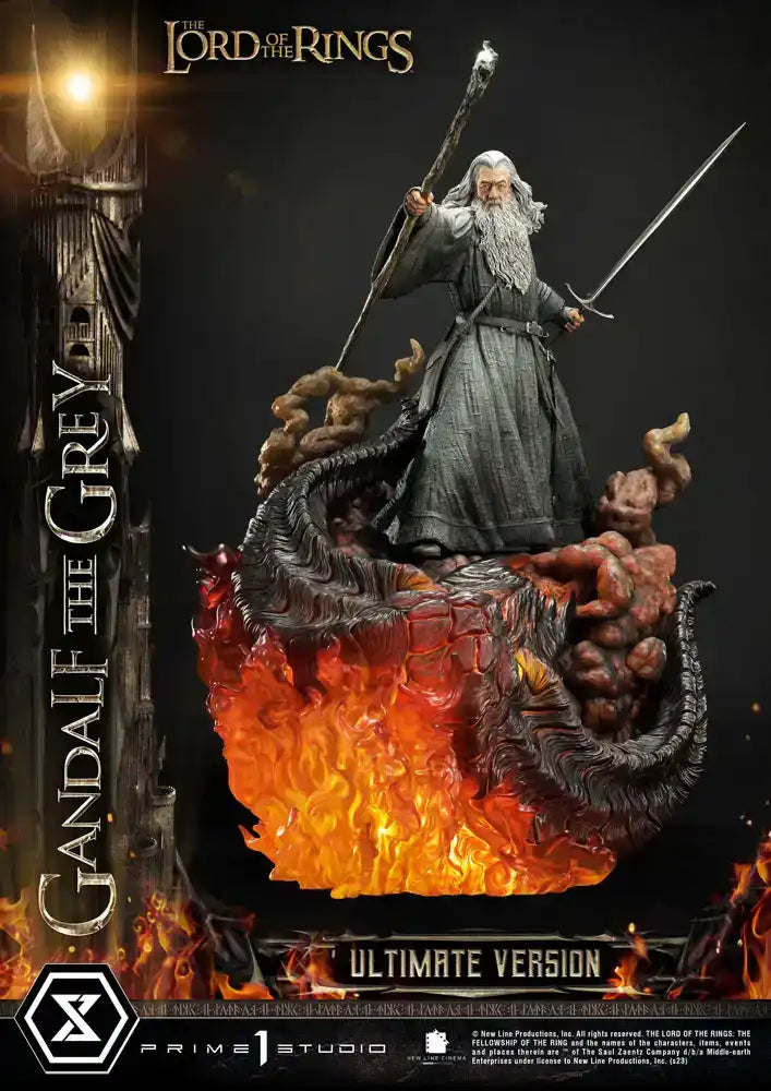 Herr der Ringe Statue 1/4 Gandalf der Graue Ultimate Version 81 cm - Beschädigte Verpackung - Smalltinytoystore