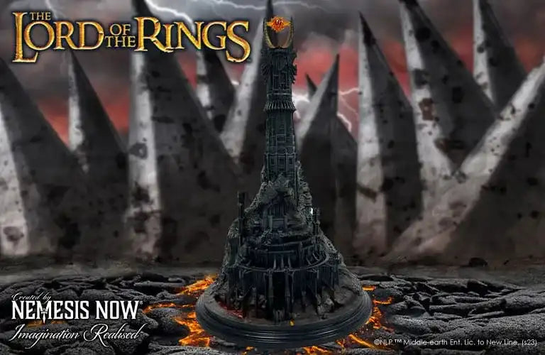 Herr der Ringe Statue mit Räuchereinsatz Barad Dur 26 cm - Smalltinytoystore