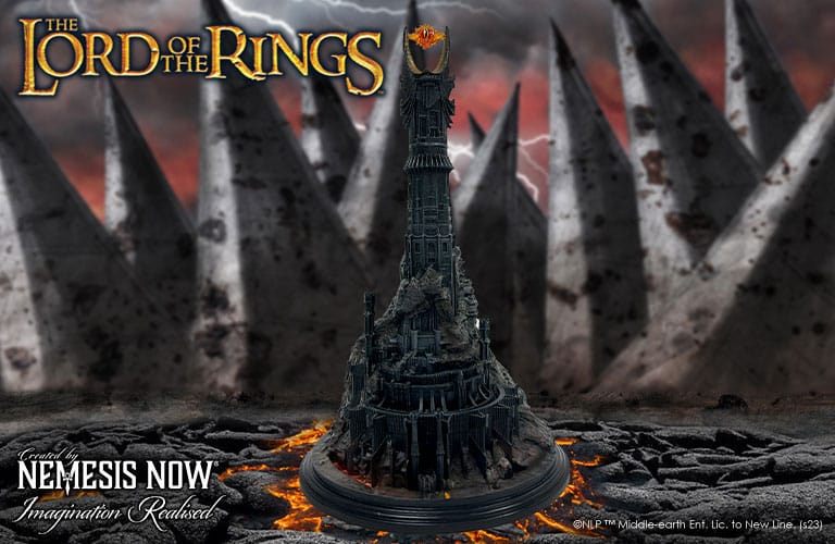Herr der Ringe Statue mit Räuchereinsatz Barad Dur 26 cm - Smalltinytoystore