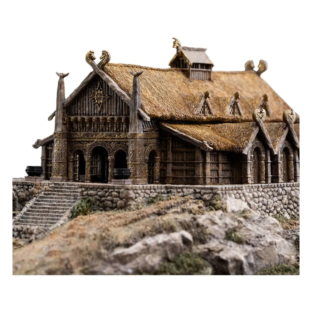 Herr der Ringe Statue The Golden Hall of Edoras 9 cm - Smalltinytoystore