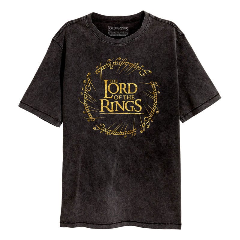 Herr der Ringe T-Shirt Gold Foil Logo Größe XL - Smalltinytoystore
