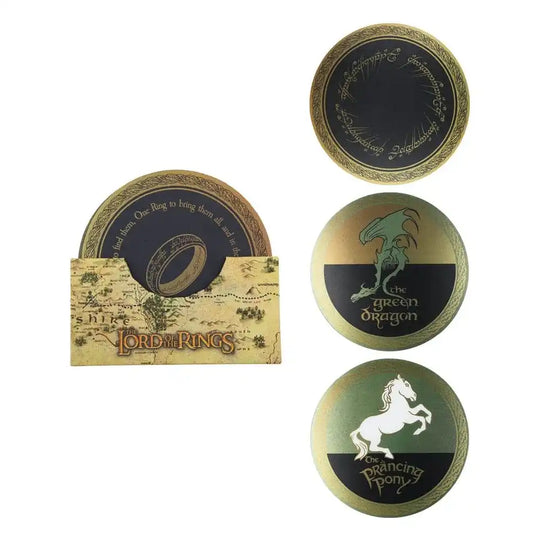 Herr der Ringe Untersetzer 4er-Pack - Smalltinytoystore