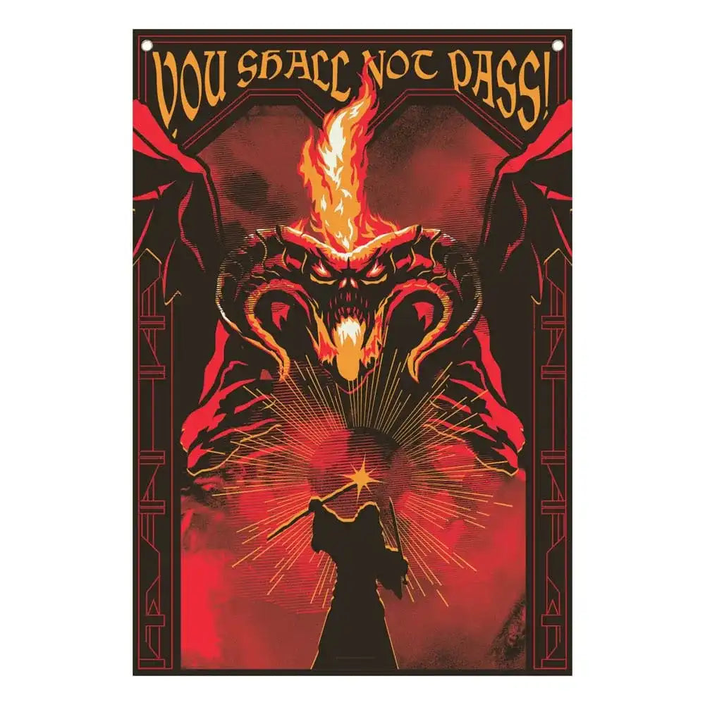 Herr der Ringe Wandbehang You shall not pass! 125 x 85 cm - Smalltinytoystore