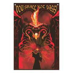 Herr der Ringe Wandbehang You shall not pass! 125 x 85 cm - Smalltinytoystore
