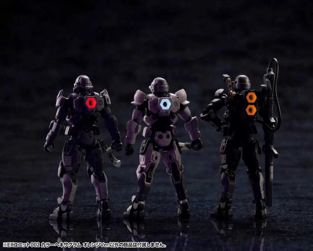 Hexa Gear Plastic Model Kit Zubehör-Set 1/24 Ex Unit 002 Hexa G-R.A.M Orange Ver. - Smalltinytoystore