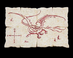 Hobbit Magnet Dragon Map - Smalltinytoystore