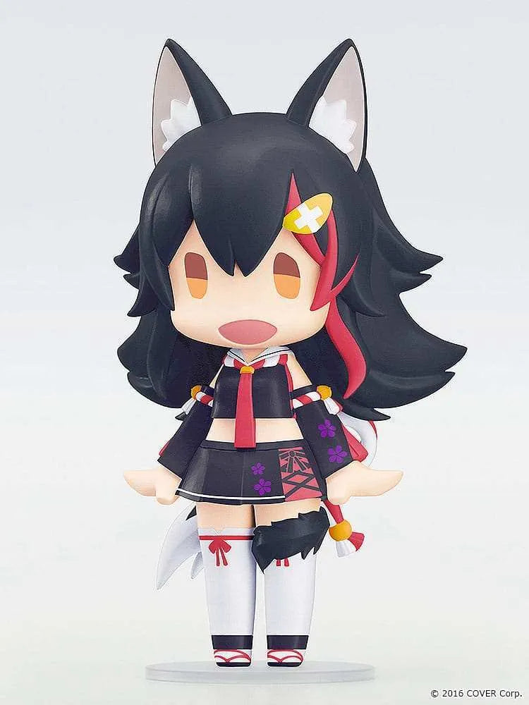Hololive Production HELLO! GOOD SMILE Actionfigur Ookami Mio 10 cm - Smalltinytoystore