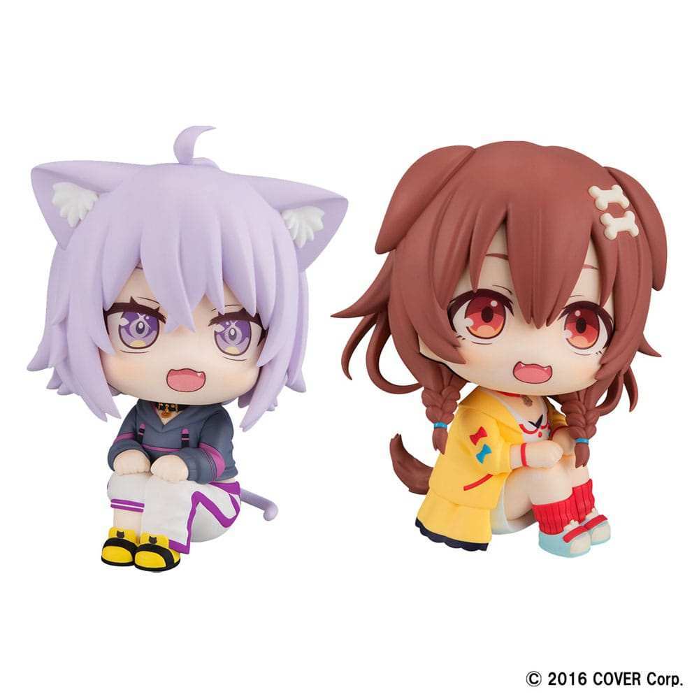 Hololive Production Look Up PVC Statue Korone Inugami & Okayu Nekomata 11 cm - Smalltinytoystore