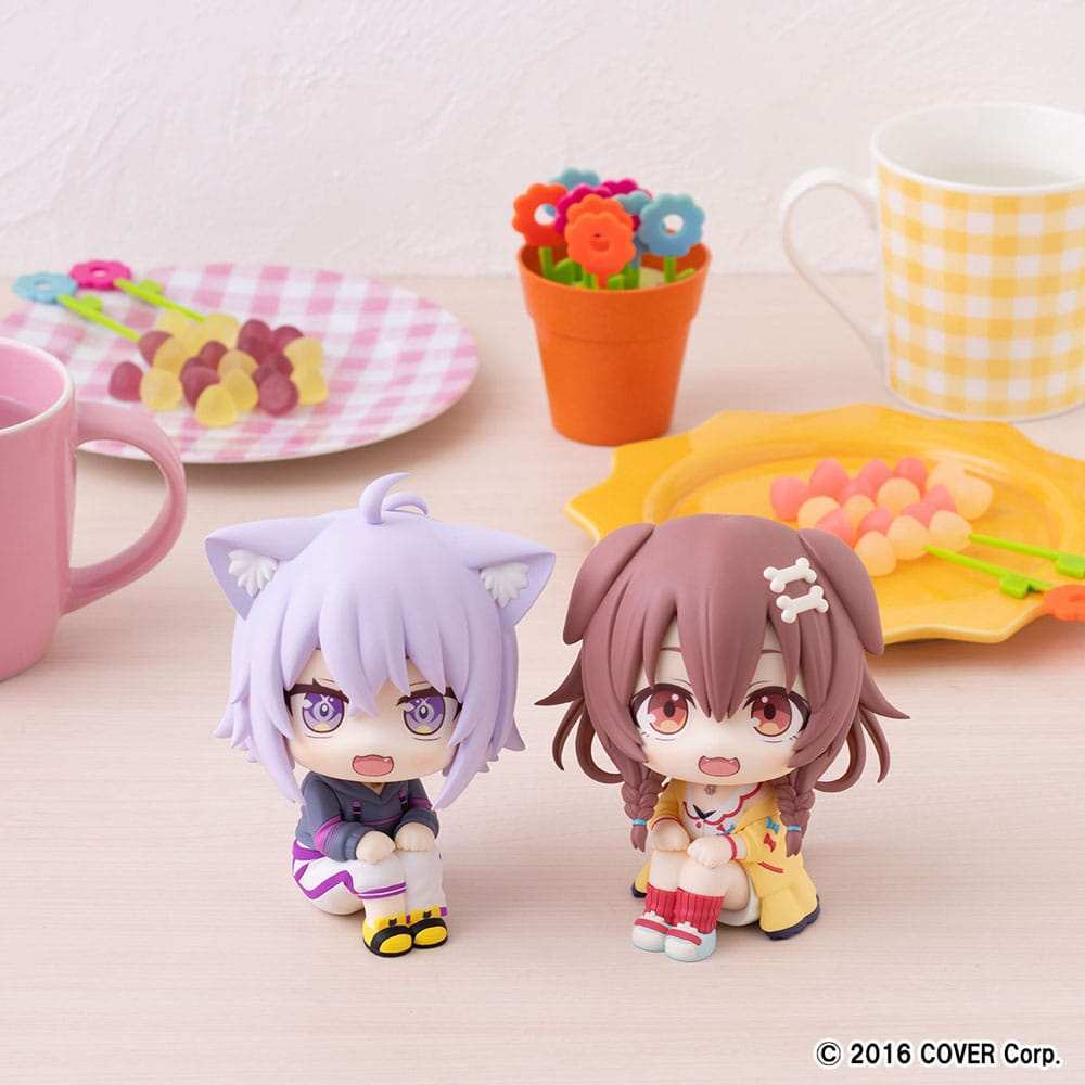 Hololive Production Look Up PVC Statue Korone Inugami & Okayu Nekomata 11 cm - Smalltinytoystore