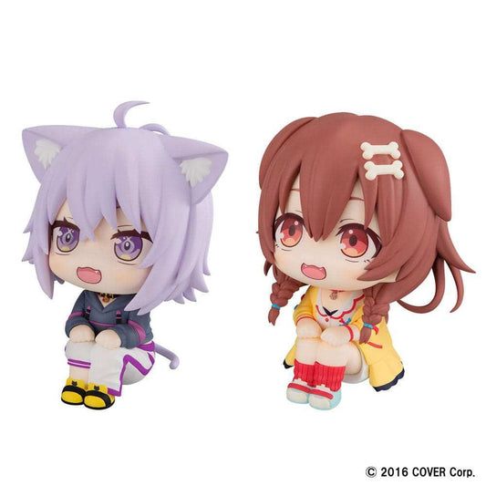 Hololive Production Look Up PVC Statue Korone Inugami & Okayu Nekomata 11 cm - Smalltinytoystore