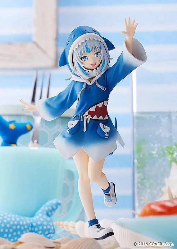 Hololive Production Pop Up Parade Statue Gawr Gura (Re-run) 15 cm - Smalltinytoystore