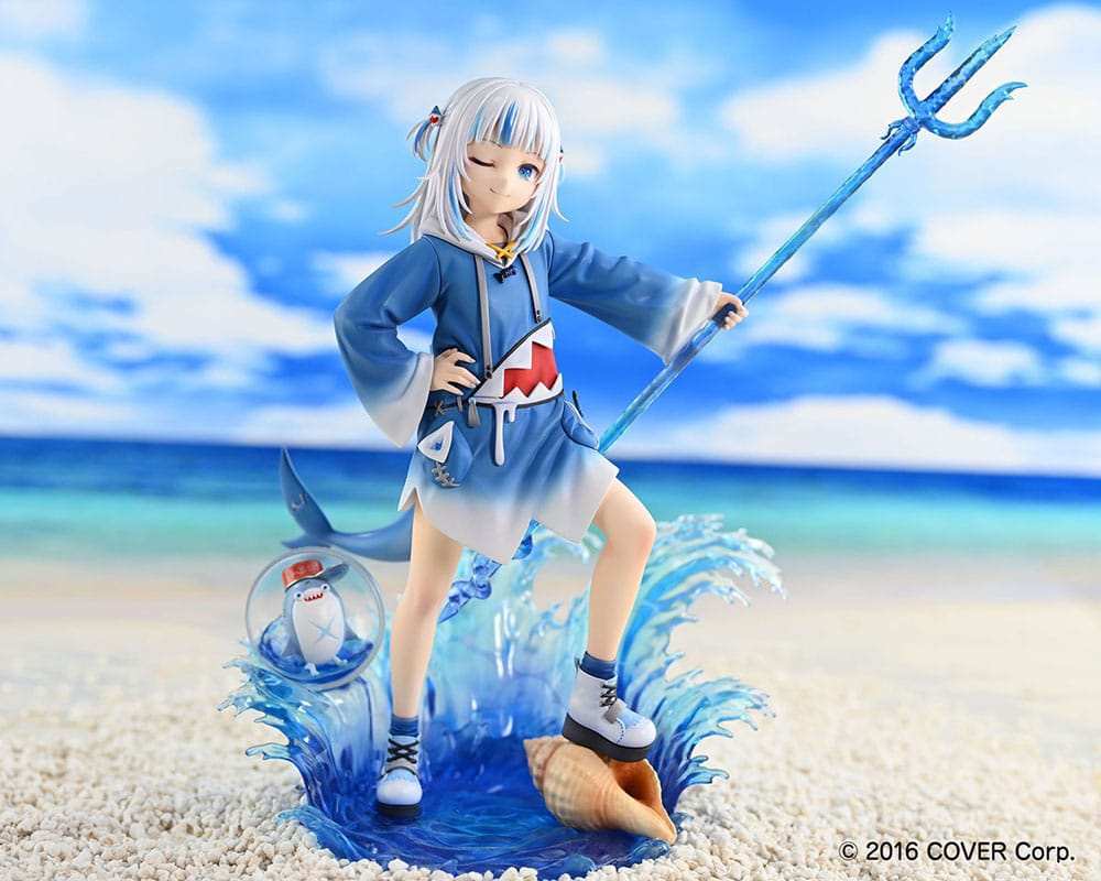 Hololive Production PVC Statue 1/7 Myth Gawr Gura 24 cm - Smalltinytoystore
