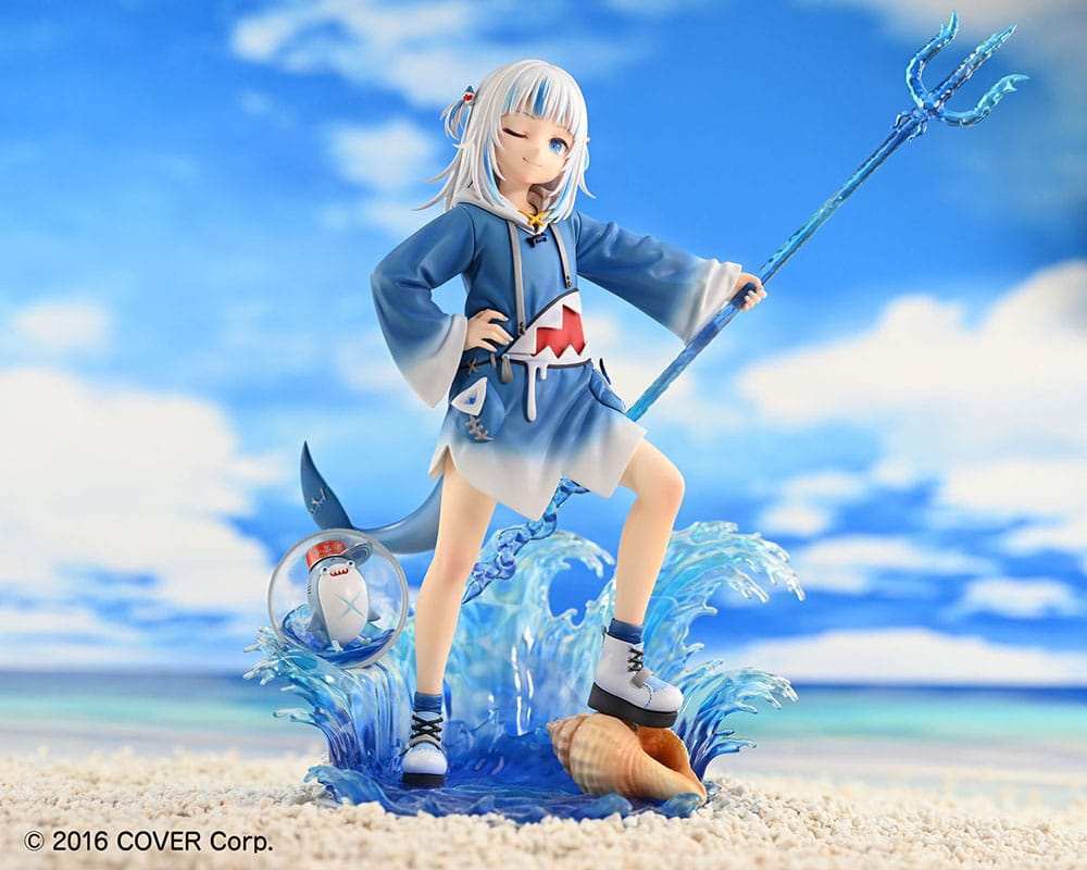 Hololive Production PVC Statue 1/7 Myth Gawr Gura 24 cm - Smalltinytoystore