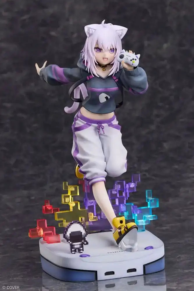 Hololive Production PVC Statue 1/7 Nekomata Okayu We Are Gamers Ver. 23 cm - Smalltinytoystore