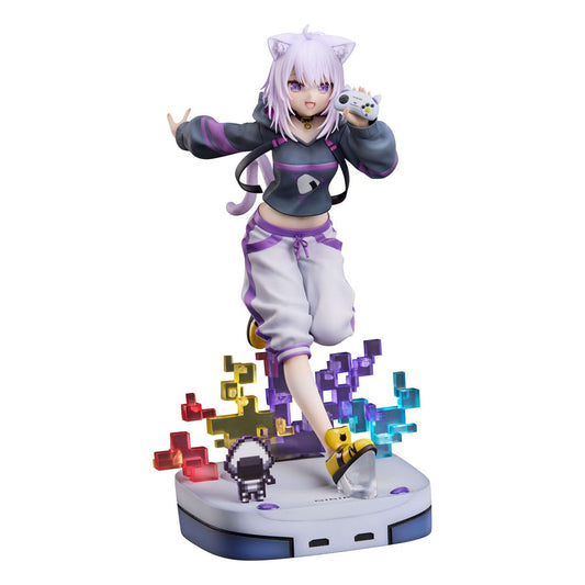 Hololive Production PVC Statue 1/7 Nekomata Okayu We Are Gamers Ver. 23 cm - Smalltinytoystore