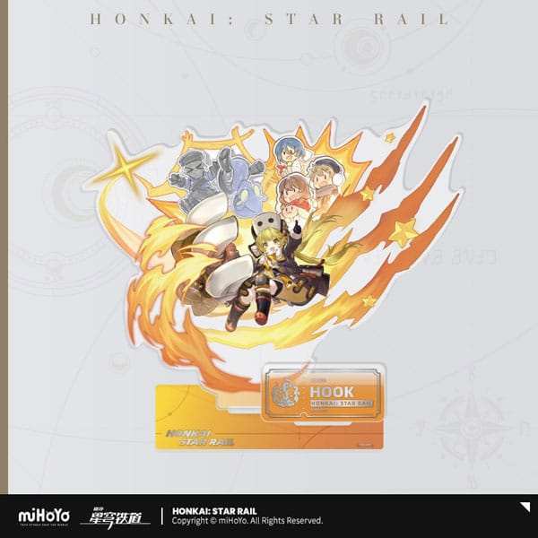 Honkai: Star Rail Acryl Figur Hook 20 cm - Smalltinytoystore