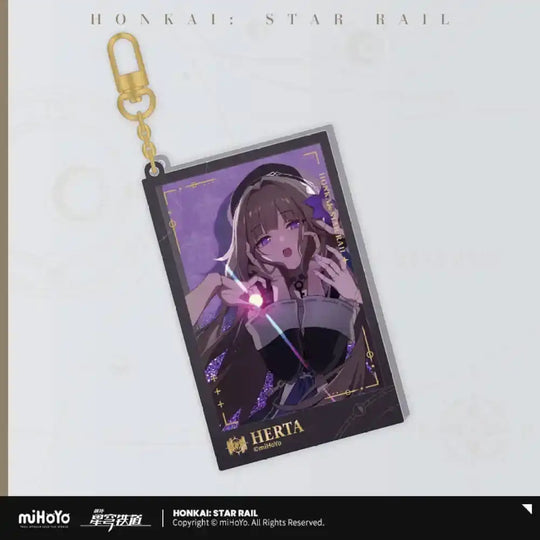 Honkai: Star Rail Countdown Departure Series Acryl Schlüsselanhänger Herta Glitter 9 cm - Smalltinytoystore
