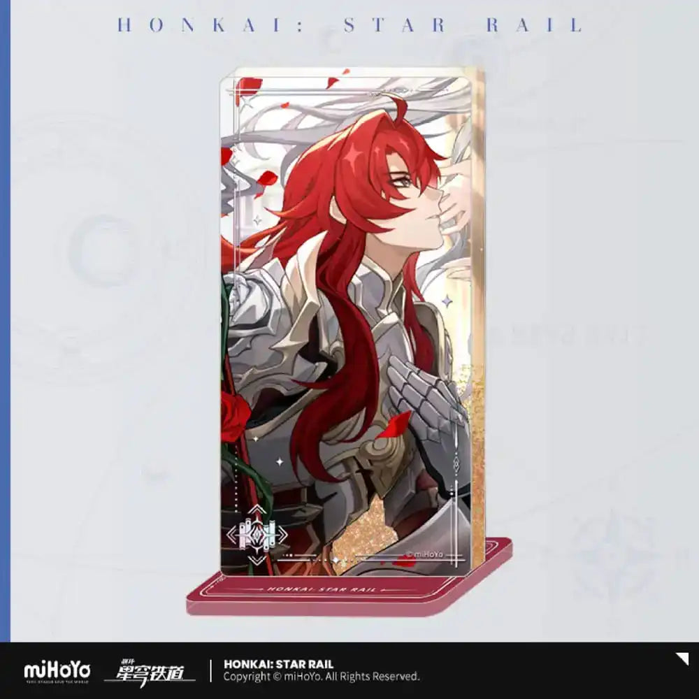 Honkai: Star Rail Light Cone Acryl Ornament mit Glitzer: Argenti An Instant Before a Gaze 15 cm - Smalltinytoystore
