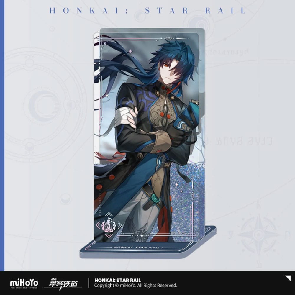 Honkai: Star Rail Light Cone Acryl Ornament mit Glitzer: Blade The Unreachable Side 15 cm - Smalltinytoystore