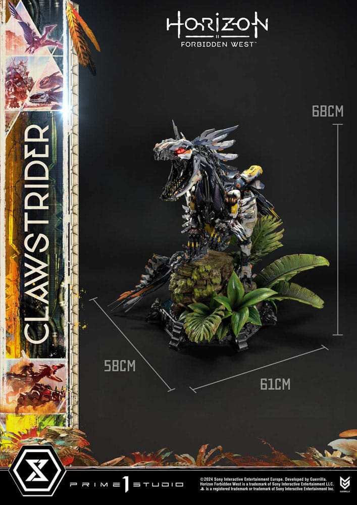 Horizon Forbidden West Ultimate Premium Masterline Series Statue 1/4 Clawstrider Bonus Version 68 cm - Smalltinytoystore