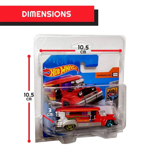 Hot Wheels European Series PET Blisters 50er-Pack für Short Card - Smalltinytoystore