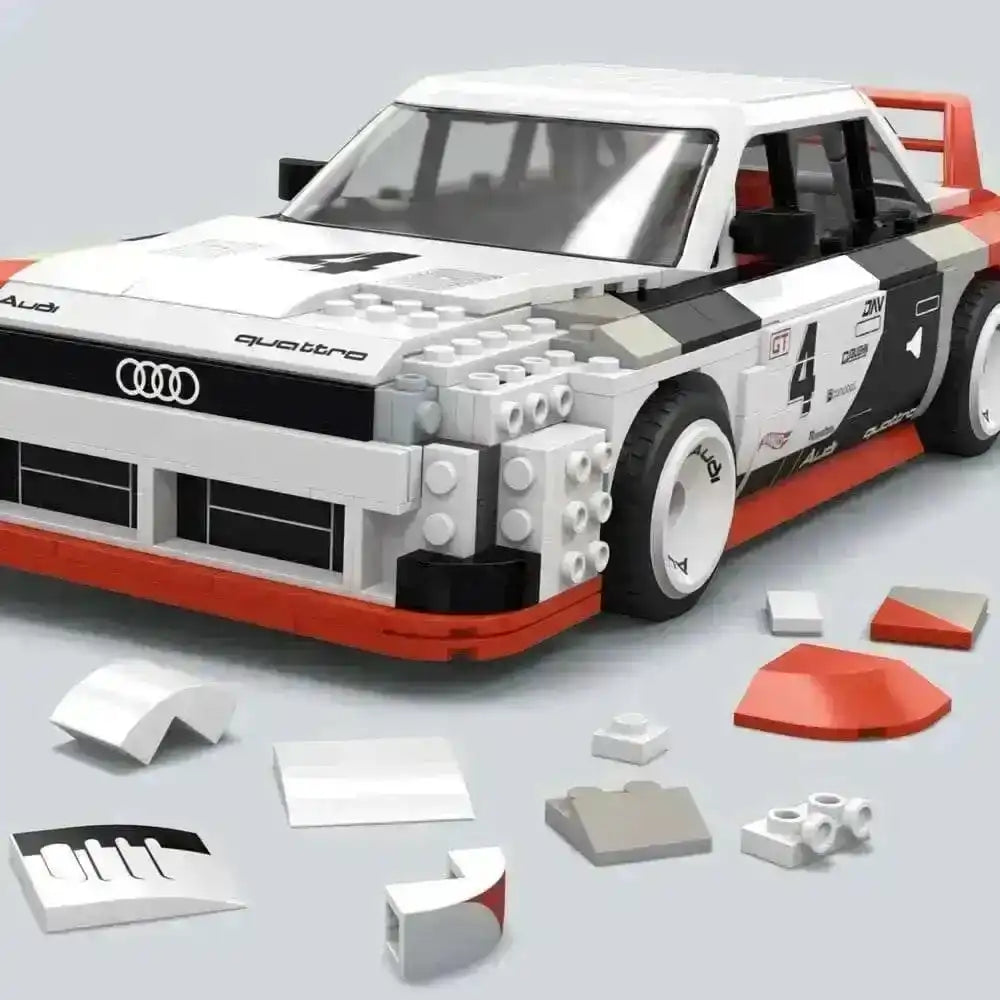 Hot Wheels MEGA Bauset 1/15 Audi 90 Quattro IMSA GTO 29 cm - Smalltinytoystore
