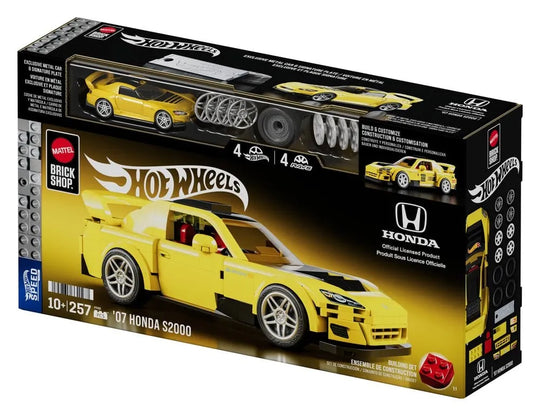 Hot Wheels Speed Series Mattel Brick Shop Bauset 1/32 '07 Honda S2000