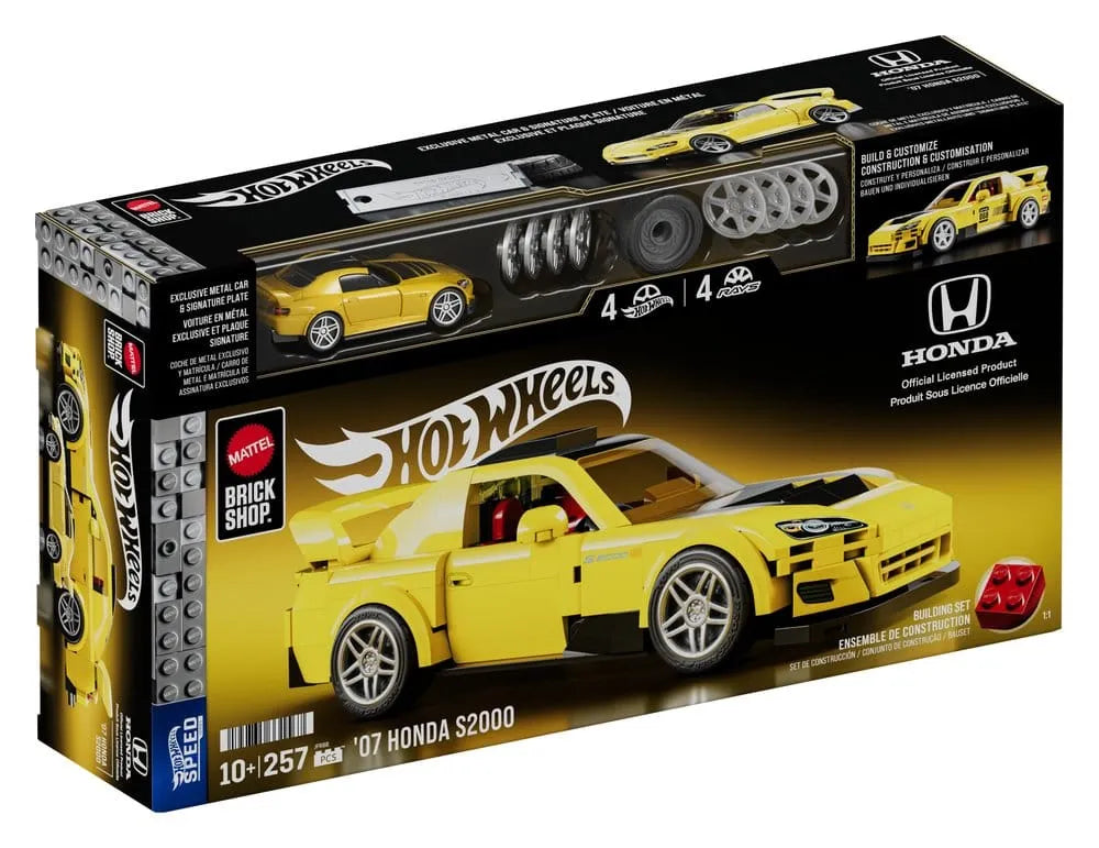Hot Wheels Speed Series Mattel Brick Shop Bauset 1/32 '07 Honda S2000