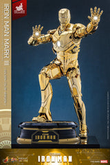 Iron Man Movie Masterpiece Diecast 1/6 Iron Man Mark III (Gold Color Version) Hot Toys Exclusive HOT TOYS