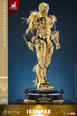 Iron Man Movie Masterpiece Diecast 1/6 Iron Man Mark III (Gold Color Version) Hot Toys Exclusive HOT TOYS