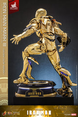 Iron Man Movie Masterpiece Diecast 1/6 Iron Man Mark III (Gold Color Version) Hot Toys Exclusive HOT TOYS