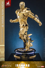 Iron Man Movie Masterpiece Diecast 1/6 Iron Man Mark III (Gold Color Version) Hot Toys Exclusive HOT TOYS