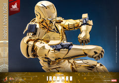 Iron Man Movie Masterpiece Diecast 1/6 Iron Man Mark III (Gold Color Version) Hot Toys Exclusive HOT TOYS