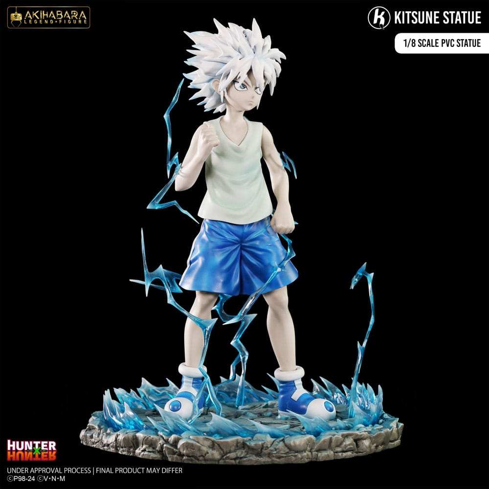 Hunter × Hunter Akihabara Legend Figure PVC Statue 1/8 Killua (God Speed Mode) 21 cm - Smalltinytoystore