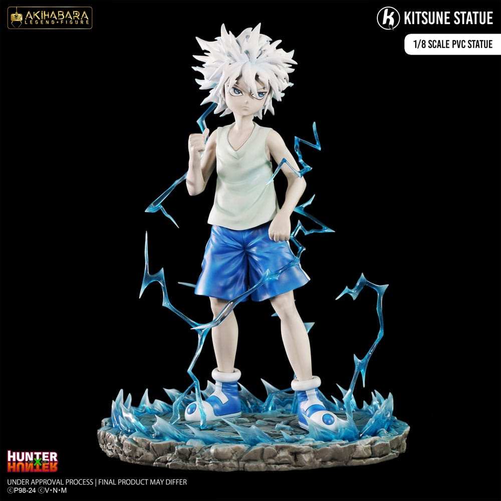 Hunter × Hunter Akihabara Legend Figure PVC Statue 1/8 Killua (God Speed Mode) 21 cm - Smalltinytoystore