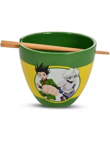 Hunter x Hunter Ramen-Schüssel mit Stäbchen Logo 473 ml - Smalltinytoystore