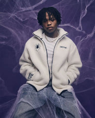 Hunter x Hunter Sherpa Jacke White Größe XXL - Smalltinytoystore